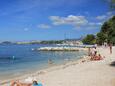 La plage  en ville Podstrana, Split.