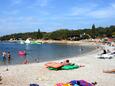 Crnika strand Vabriga településen, Poreč.