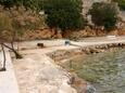 Der Strand  im Ort Sveti Petar, Biograd.