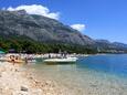 Beach Biloševac in Makarska, Makarska.