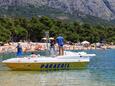 Biloševac strand Makarska településen, Makarska.