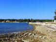 Der Strand  im Ort Sveti Ivan, Umag.