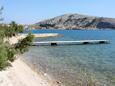 Beach  in Metajna, Pag.