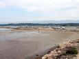 Der Strand  im Ort Ljubač, Zadar.