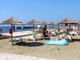 Der Strand  im Ort Poreč, Poreč.