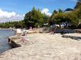 Der Strand Orsera im Ort Vrsar, Poreč.