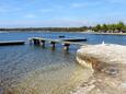 Der Strand Orsera im Ort Vrsar, Poreč.