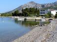 La plage  en ville Seline, Paklenica.