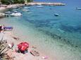 La plage Zavala en ville Zavala, Hvar.