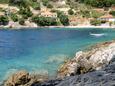 Der Strand  im Ort Torac, Hvar.