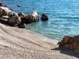 Beach Jardula in Brela, Makarska.