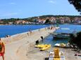 La plage Zelena punta en ville Kukljica, Ugljan.