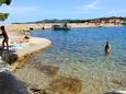 La plage Zelena punta en ville Kukljica, Ugljan.