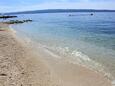 Пляж  в городе Podstrana, Split.