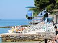 Пляж  в городе Cavtat, Dubrovnik.