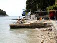 Пляж  в городе Cavtat, Dubrovnik.