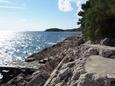  strand Prižba településen, Korčula.