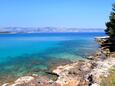 Der Strand Grebišće im Ort Grebišće, Hvar.