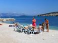 La plage  en ville Trogir, Trogir.