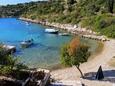 Der Strand  im Ort Stratinčica, Korčula.