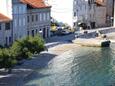 Pláž  v mieste Račišće, Korčula.