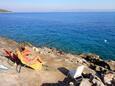 La plage  en ville Spiliška, Korčula.