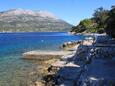 La plage  en ville Tri Žala, Korčula.