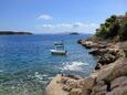 Der Strand  im Ort Prižba, Korčula.