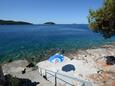 Nächster Strand Der Strand im Ort Prižba, Korčula.