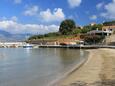 Der Strand  im Ort Lumbarda, Korčula.