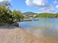  strand Mali Ston településen, Pelješac.