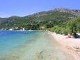 Der Strand  im Ort Viganj, Pelješac.