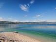 Der Strand  im Ort Arbanija, Čiovo.