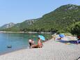 Beach Duba in Duba Pelješka, Pelješac.