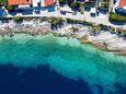 Der Strand  im Ort Prigradica, Korčula.