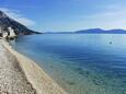 Der Strand  im Ort Brist, Makarska.