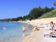 Der Strand Trstenica im Ort Orebić, Pelješac.