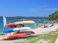 Beach Škvar in Orebić, Pelješac.