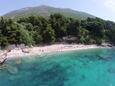 Der Strand Mokalo im Ort Mokalo, Pelješac.