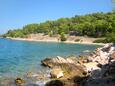  strand Milna településen, Brač.