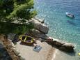 Der Strand  im Ort Pisak, Omiš.