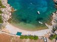 Kruševa strand Kruševa településen, Hvar.