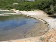 La plage  en ville Kobiljak, Pašman.