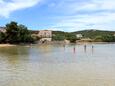 Der Strand Tratica im Ort Kraj, Pašman.