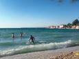 La plage Punta Rožica en ville Bibinje, Zadar.