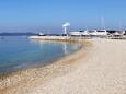 Uskok strand Zadar településen, Zadar.