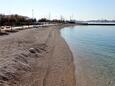 La plage Uskok en ville Zadar, Zadar.