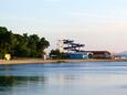 Der Strand Dražice im Ort Biograd na Moru, Biograd.