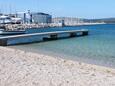 La plage  en ville Biograd na Moru, Biograd.