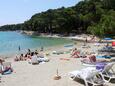 Plaža Blatina v mjestu Mali Lošinj, Lošinj.